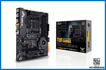 ASUS AM4 TUF Gaming X570-Plus (Wi-Fi) AM4 Zen 3 Ryzen 5000 & 3rd Gen Ryzen ATX Motherboard