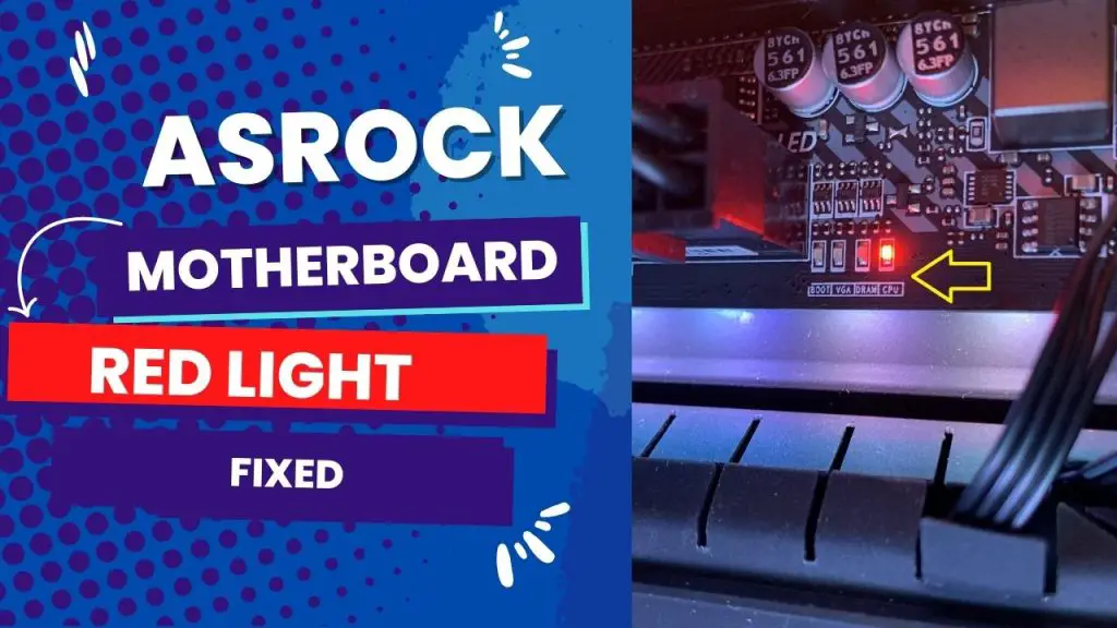 ASRock Motherboard Red Light