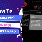 How To Enable PBO On MSI Motherboard