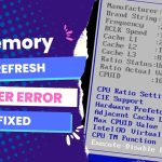 Memory Refresh Timer Error